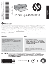 HP Officejet 4000 Printer series - K210 Guia de referência