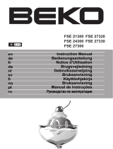 Beko FSE 27320 Manual do proprietário