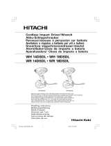 Hitachi wh 18 dsl Manual do usuário