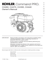 Kohler Command PRO CH440 Manual do proprietário