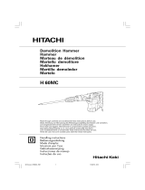 Hitachi H 60MC Handling Instructions Manual