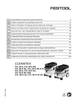 Festool CLEANTEX CTL 26 E SD Manual do proprietário