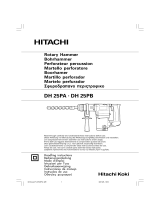 Hitachi DH 25 PB Manual do proprietário