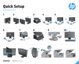 HP EliteDisplay S231d 23-in IPS LED Notebook Docking Monitor Guia de instalação