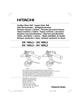 Hitachi DS 18DL2 Manual do proprietário
