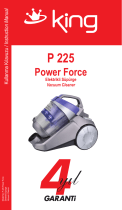 King P 225 Power Force Manual do usuário