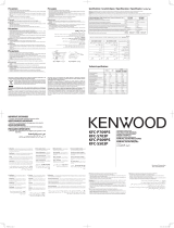 Kenwood KFC-P509PS Manual do proprietário