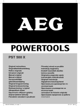 AEG PST500X Manual do proprietário