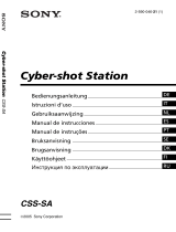 Sony Cyber-shot CSS-SA Manual do proprietário