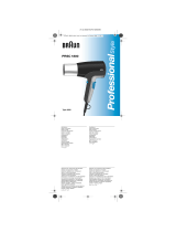 Braun PRSC1800,  Professional Style Manual do usuário