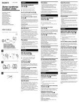 Sony MDR-EX81SL Manual do proprietário