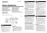 Sony MDR-NE1 Manual do usuário