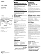 Sony AC-LS5 Manual do proprietário