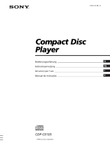 Sony CDP-CE105 Manual do proprietário