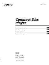 Sony CDP-CX270 Manual do proprietário