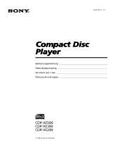 Sony CDP-XE200 Manual do proprietário