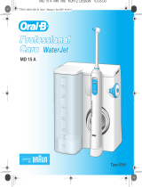 Braun MD15A, Professional Care WaterJet Manual do usuário