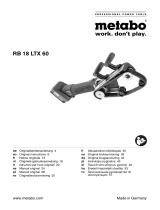 Metabo RB 18 LTX 60 Manual do usuário