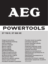 AEG STE 800 XE Manual do proprietário