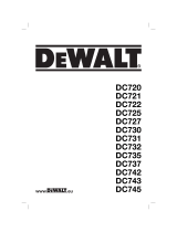DeWalt DC743KA Manual do proprietário