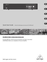 Behringer EUROCOM AX6220 Guia rápido