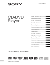 Sony DVP-SR350 Manual do proprietário