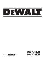 DeWalt DW721KN Manual do proprietário