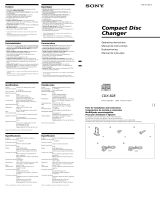 Sony CDX-828 Manual do proprietário