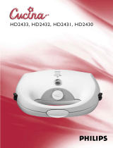 Philips hd 2431 cucina Manual do usuário