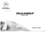 Motorola TALKABOUT TA288 Manual do usuário