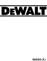 DeWalt DW680 Manual do usuário