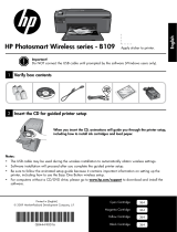 HP Photosmart Wireless B109 Manual do proprietário