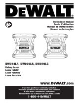DeWalt DW074LR Manual do usuário