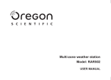 Oregon Scientific RAR502 Manual do usuário