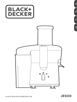Black & Decker JE500 Manual do usuário
