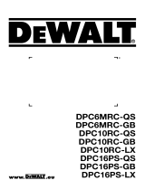 DeWalt DPC10RC Manual do usuário