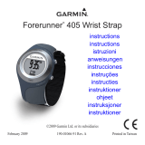 Garmin FORERUNNER 405 WRIST STRAP Manual do proprietário
