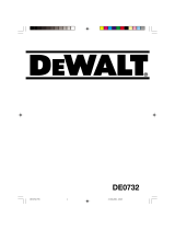 DeWalt DE0732 Manual do usuário