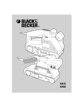 Black & Decker KA75 Manual do usuário