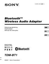Sony TDM-BT1 Instruções de operação