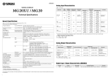 Yamaha MG20XU Especificação