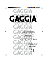 Gaggia SYNCRONY DIGITAL Manual do proprietário