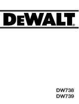 DeWalt DW738 Manual do usuário