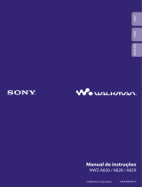 Sony NWZ-A826 Instruções de operação