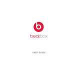 Beats by Dre Beatbox Bluetooth Speaker Manual do usuário