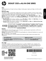 HP Deskjet 3520 e-All-in-One Printer series Manual do proprietário