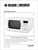 Black & Decker MZ2300P Manual do usuário