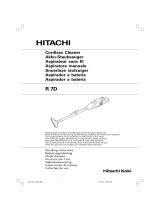 Hitachi R 7D Manual do usuário