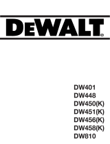 DeWalt DW456 Manual do usuário