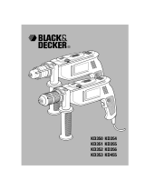 Black & Decker kd 355 k Manual do proprietário